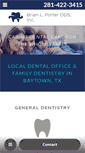 Mobile Screenshot of dentistbaytowntx.com